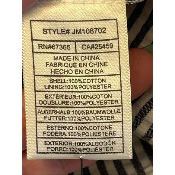 Betsy Johnson Seersucker Striped Mini Fit & Flare Halter Dress size XL Beach Swi - Picture 4 of 7